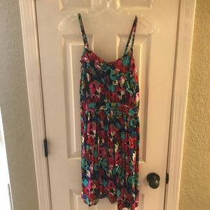 Red Floral Sun Dress